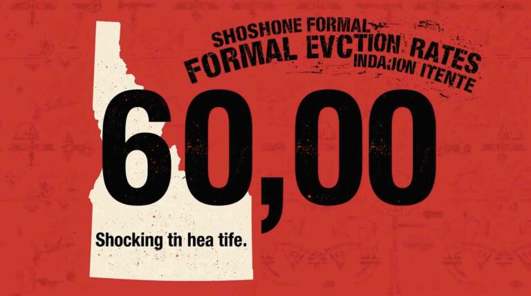 Shoshone Formal Eviction Rate Idaho 2020 Shocking Data Now! shoshone formal eviction rate idaho 2020 data displayed on a courthouse notice board in Wallace showing housing crisis impact.