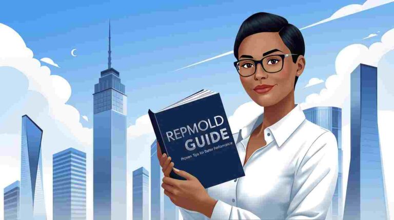 Technician inspecting mold surface during repmold process to improve product quality and reduce defects.